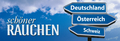 schöner RAUCHEN • Loungelandkarte für Deutschland, Österreich und die Schweiz