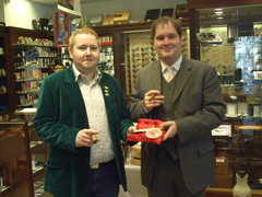 René Golfmann (li.) und Jan Zipperle, Habanos-Experten