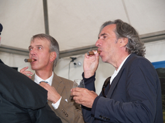 Christian Duske (li.) und Karsten Otto, After-Work-Smoke-Chef in Hamburg.