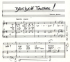 Die Noten der Davidoff-Fanfare