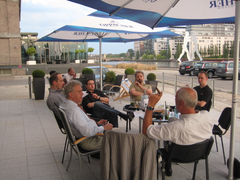 Partagás P No. 2 auf der Terrasse